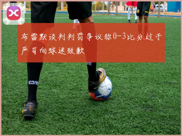 布雷默谈判判罚争议称0-3比分过于严苛向球迷致歉
